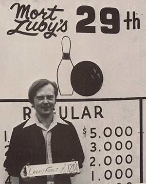 Larry Franz at the 1975 Bowlers Journal Championships